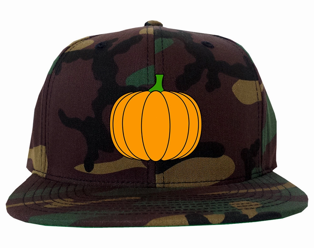 Pumpkin Fall Chest Mens Snapback Hat