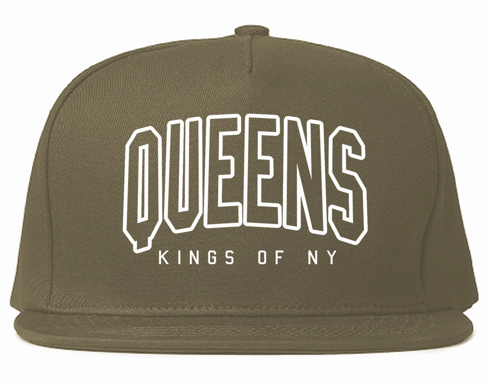 Queens Blue Orange Mens Snapback Hat