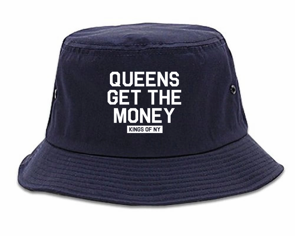 Queens Get The Money Mens Bucket Hat