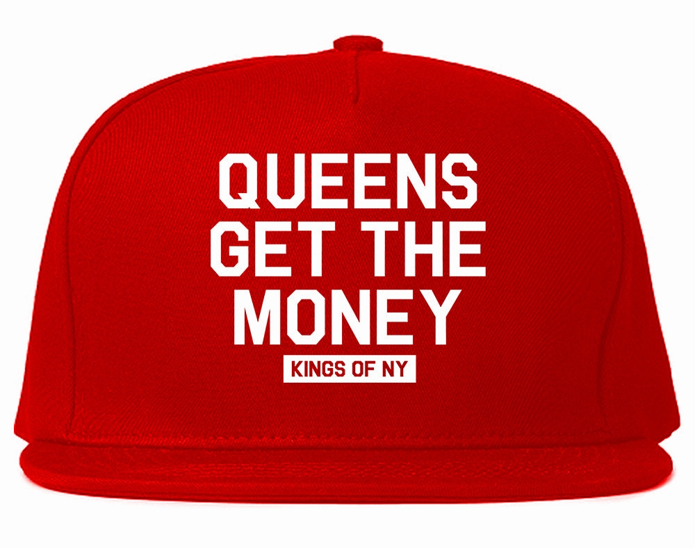 Queens Get The Money Mens Snapback Hat