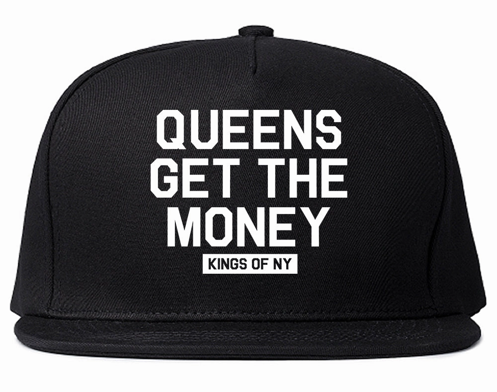 Queens Get The Money Mens Snapback Hat