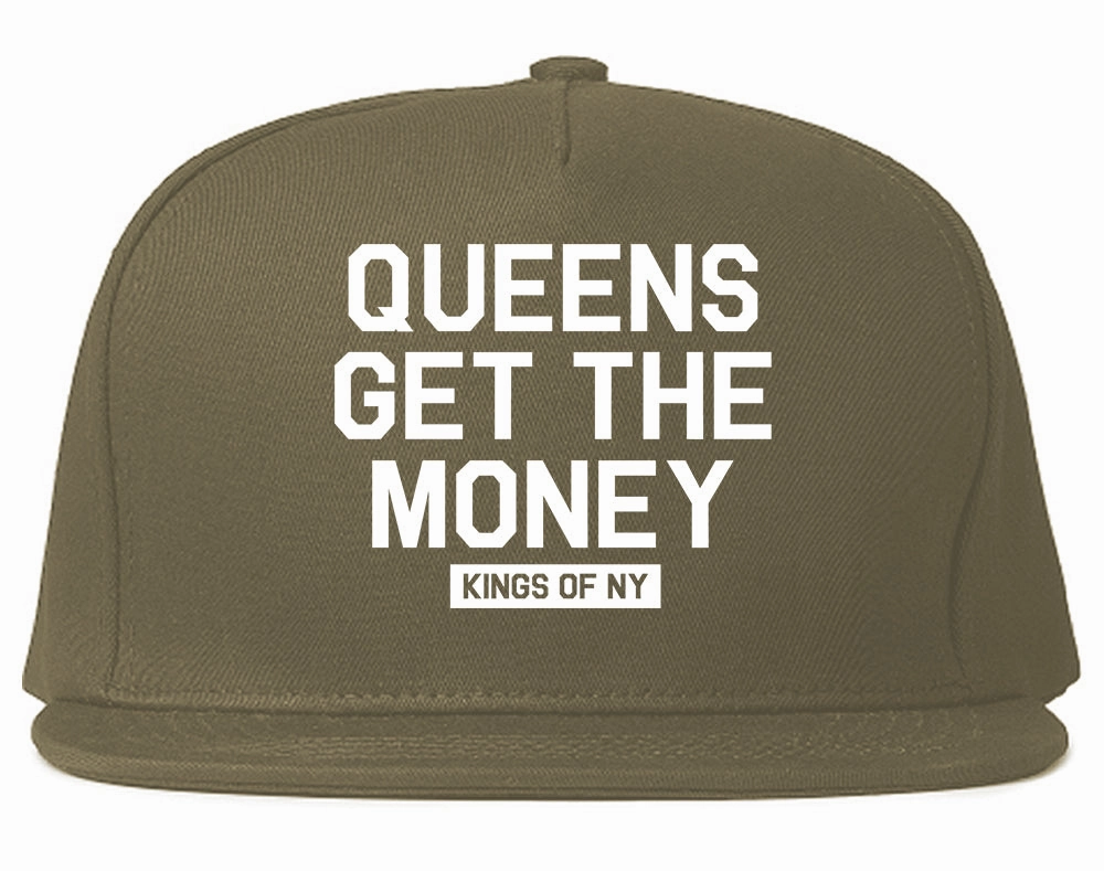Queens Get The Money Mens Snapback Hat