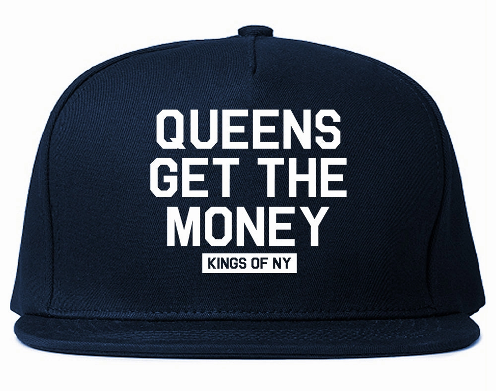 Queens Get The Money Mens Snapback Hat