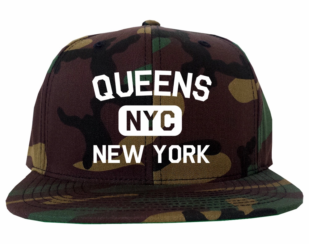 Queens Gym NYC New York Mens Snapback Hat