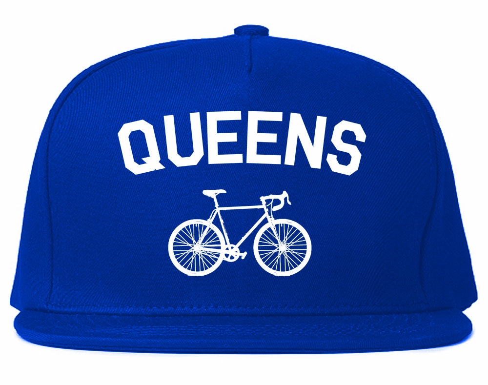 Queens New York Vintage Bike Cycling Mens Snapback Hat