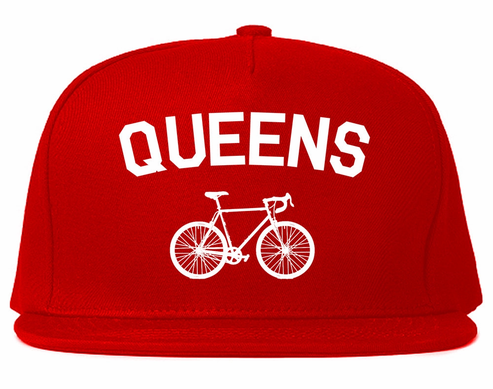 Queens New York Vintage Bike Cycling Mens Snapback Hat