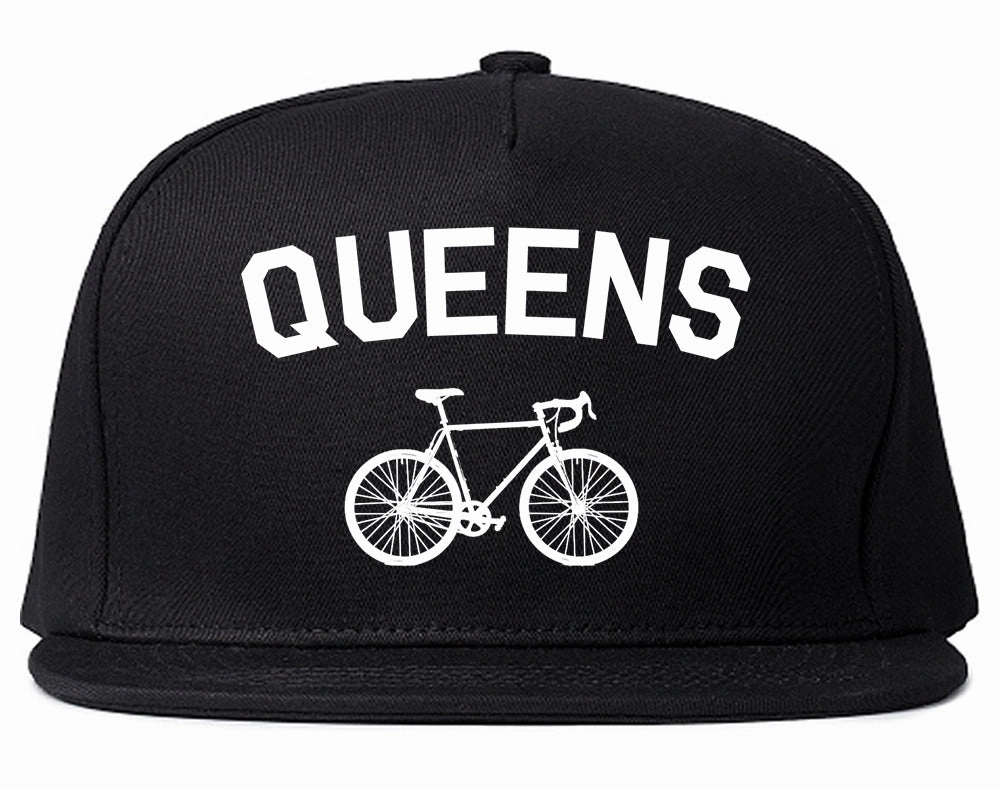 Queens New York Vintage Bike Cycling Mens Snapback Hat