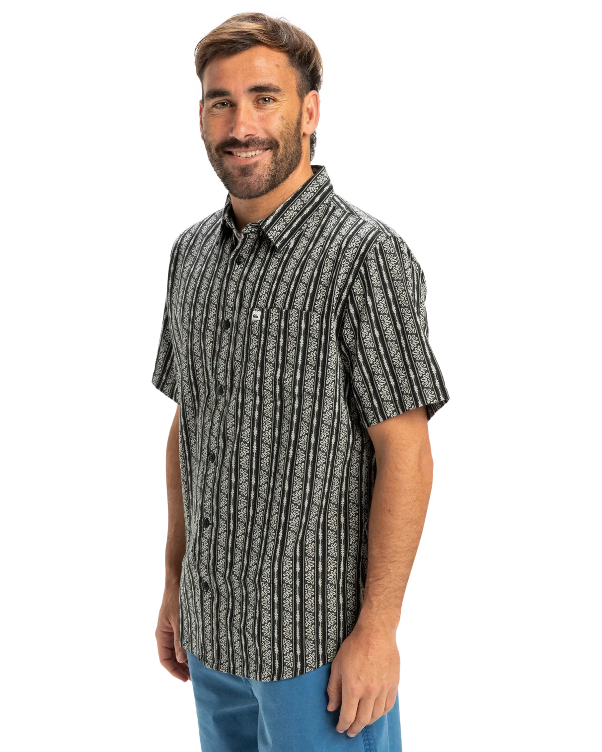 Quiksilver Street Way Shirt in Schwarz Street Way