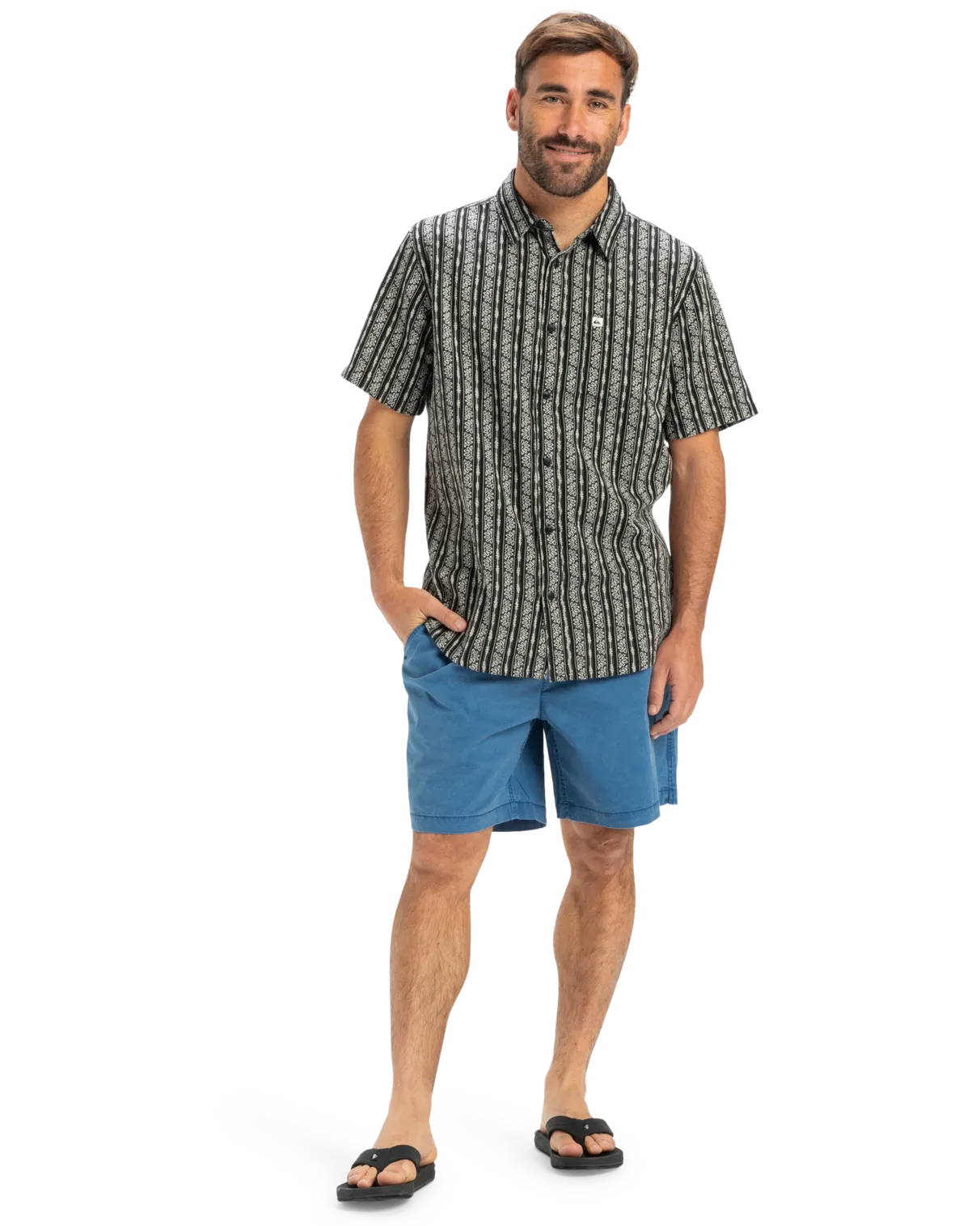 Quiksilver Street Way Shirt in Schwarz Street Way