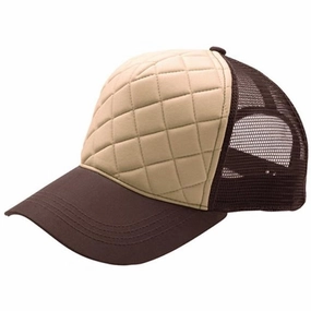 Quilted Foam Front Trucker Mesh Hats casual-trucker-hat