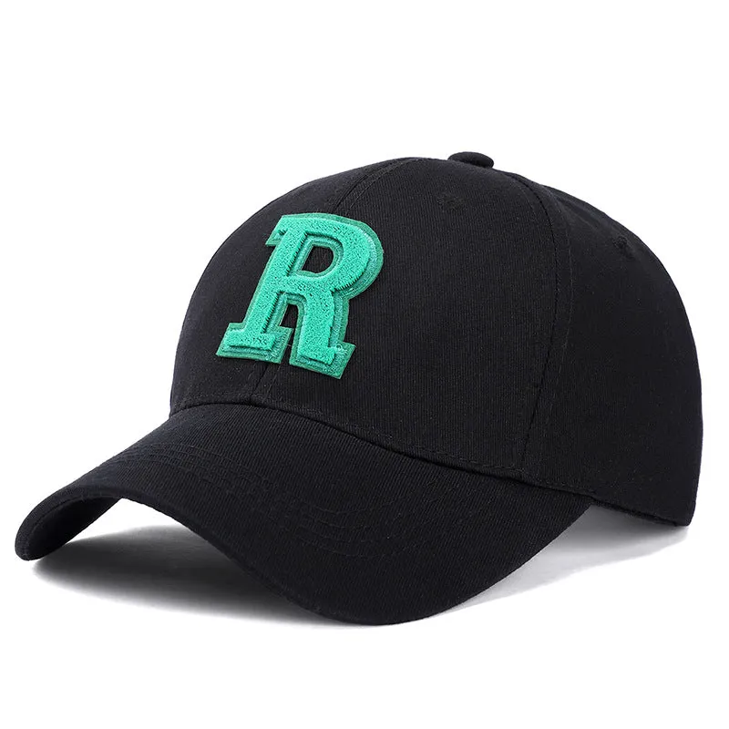 R Letter All-Season Sun Protection Duckbill Cap