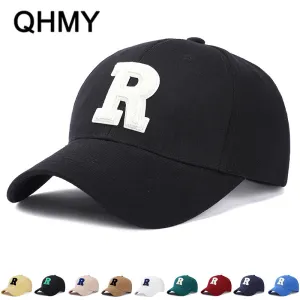 R Letter All-Season Sun Protection Duckbill Cap casual-baseball-cap