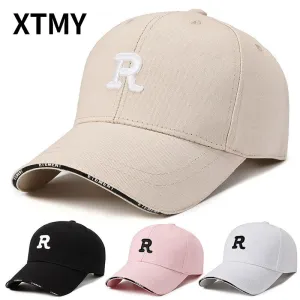 R Logo Korean Slimming Baseball Cap casual-baseball-cap