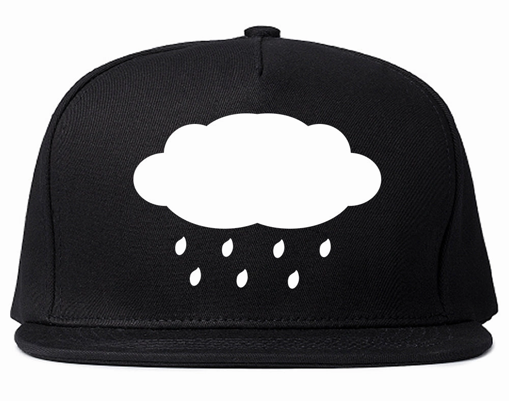 Rain Cloud Mens Snapback Hat