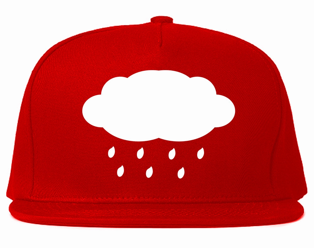 Rain Cloud Mens Snapback Hat