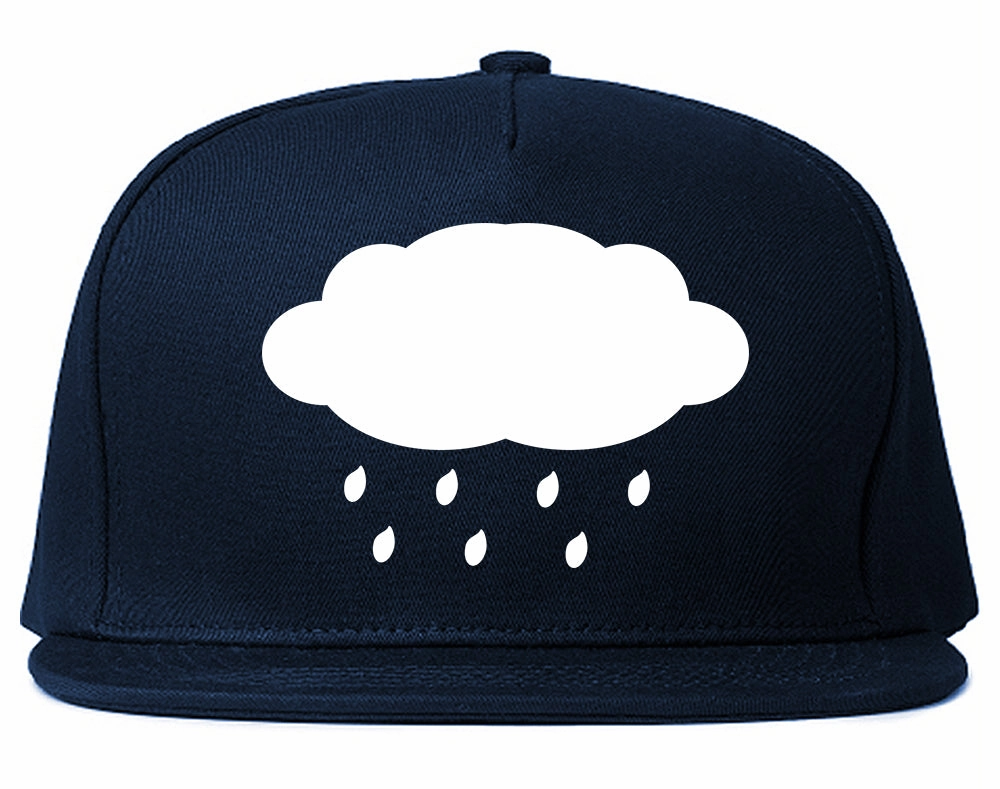 Rain Cloud Mens Snapback Hat