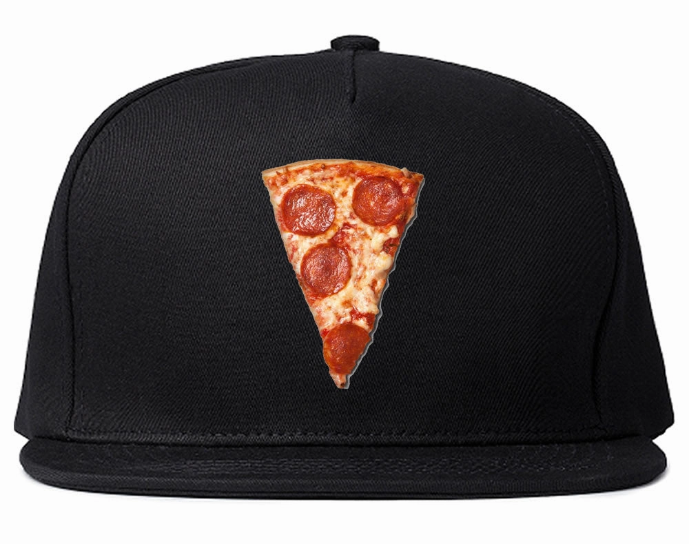 Real Pizza with Pepperoni Meme Snapback Hat Cap