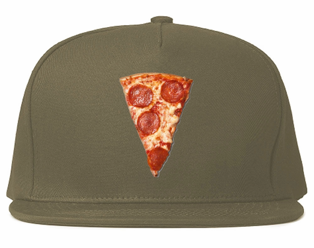 Real Pizza with Pepperoni Meme Snapback Hat Cap