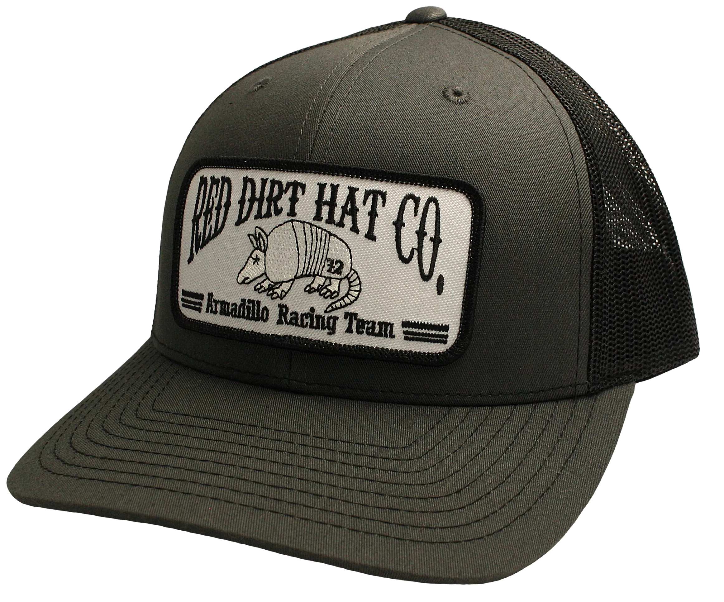 Red Dirt Hat Co Armadillo Racing Patch Cap casual-baseball-cap