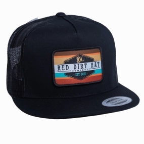 Red Dirt Hat Co Army Sunset Patch Hat casual-baseball-cap