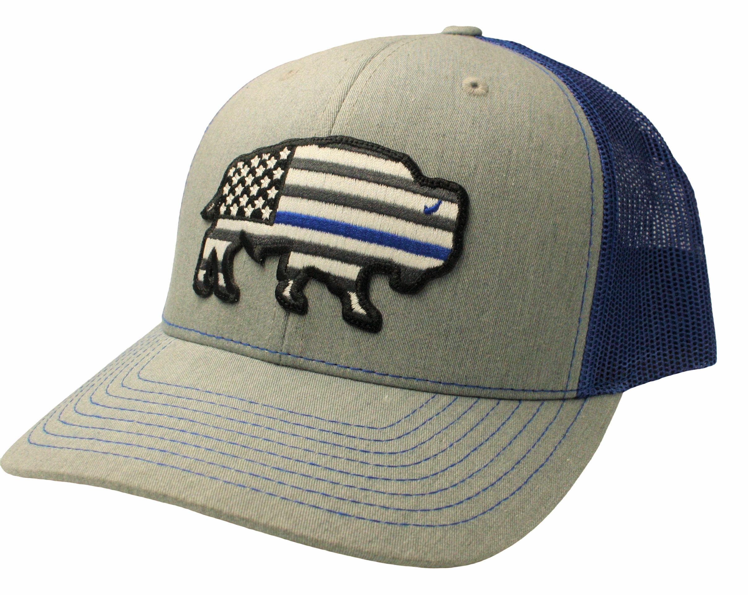 Red Dirt Hat Co Thin Blue Line Patch Cap casual-baseball-cap