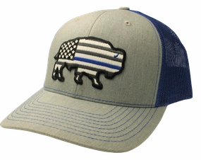 Red Dirt Hat Co Thin Blue Line Patch Cap casual-baseball-cap