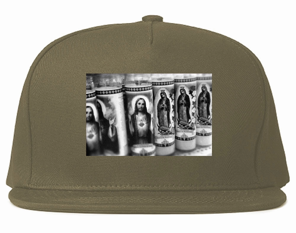Religious Candles Photography by John Ramos Snapback Hat