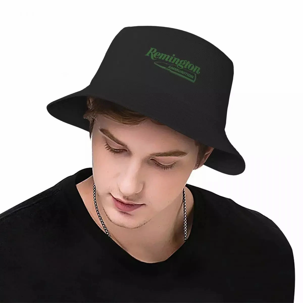 Remington Ammunition Black Bucket Hat