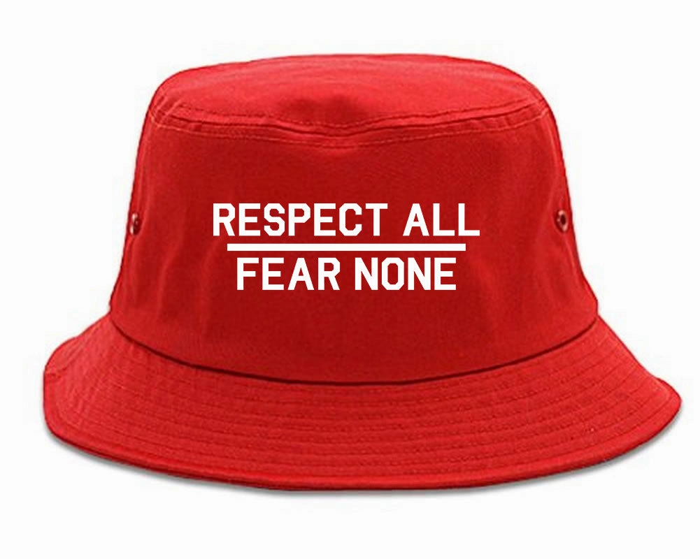 Respect All Fear None Mens Bucket Hat