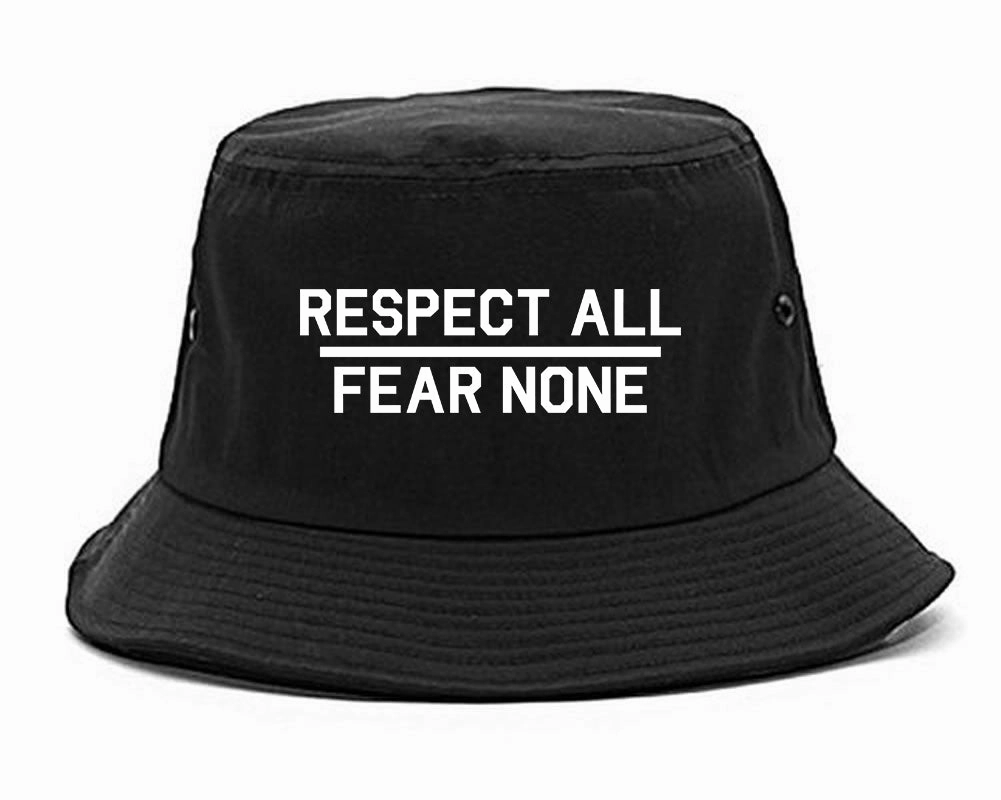 Respect All Fear None Mens Bucket Hat