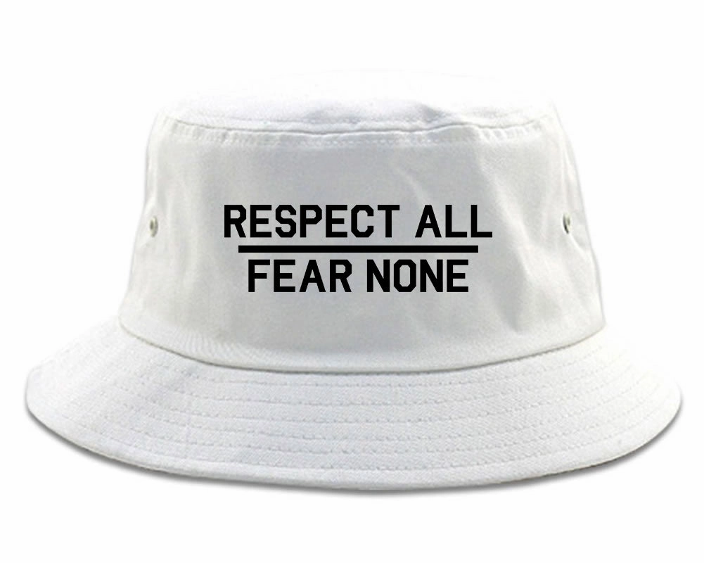 Respect All Fear None Mens Bucket Hat