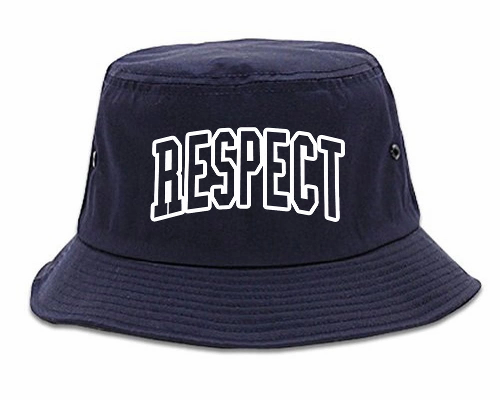 Respect Outline Mens Bucket Hat