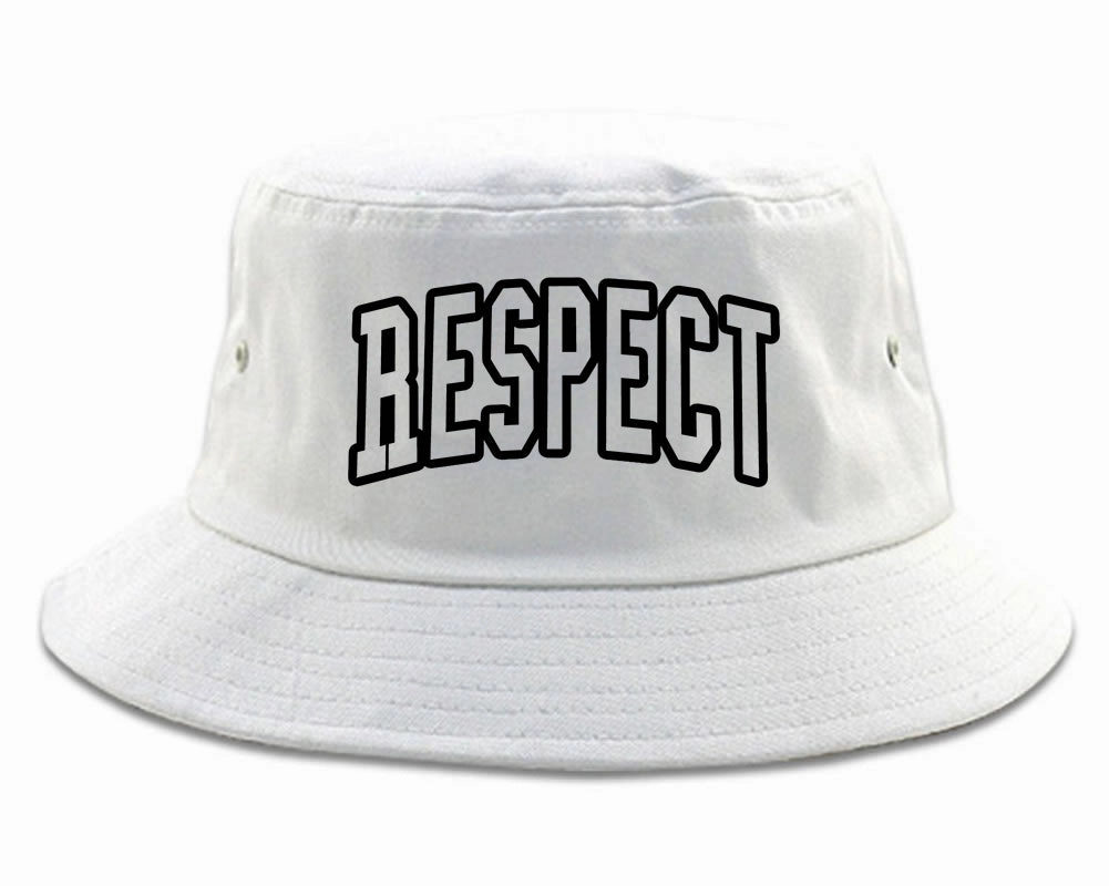 Respect Outline Mens Bucket Hat