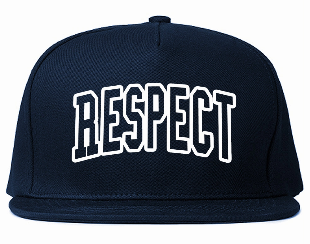 Respect Outline Mens Snapback Hat