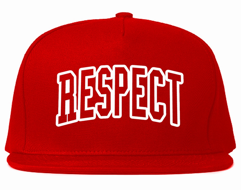 Respect Outline Mens Snapback Hat