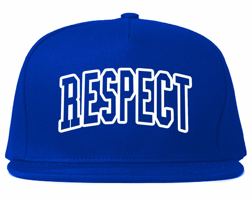 Respect Outline Mens Snapback Hat