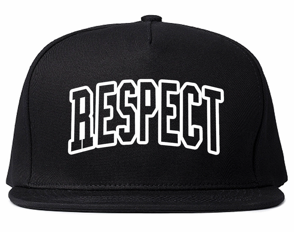 Respect Outline Mens Snapback Hat