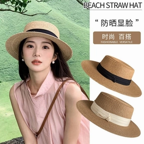 Retro Straw Sun Hat spring-straw-hat