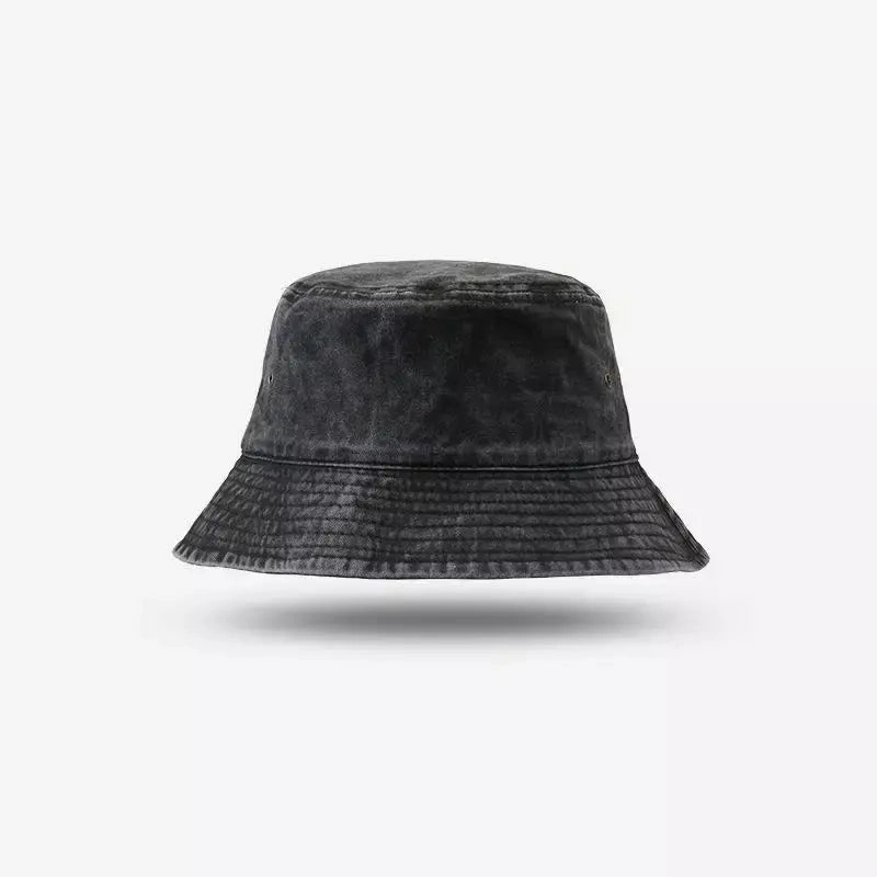Retro Washed Cotton Bucket Hat