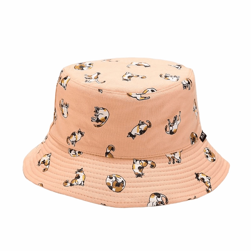 Reversible Cat Bucket Hat