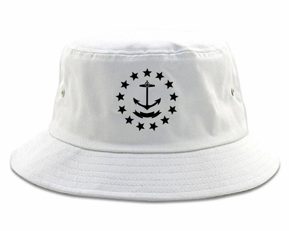 Rhode Island State Flag GRAPHIC Mens Bucket Hat