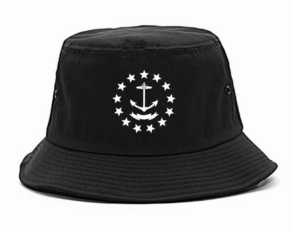 Rhode Island State Flag GRAPHIC Mens Bucket Hat