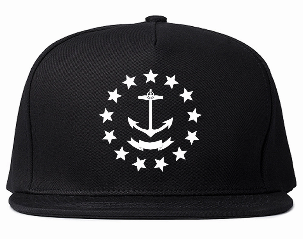 Rhode Island State Flag GRAPHIC Mens Snapback Hat