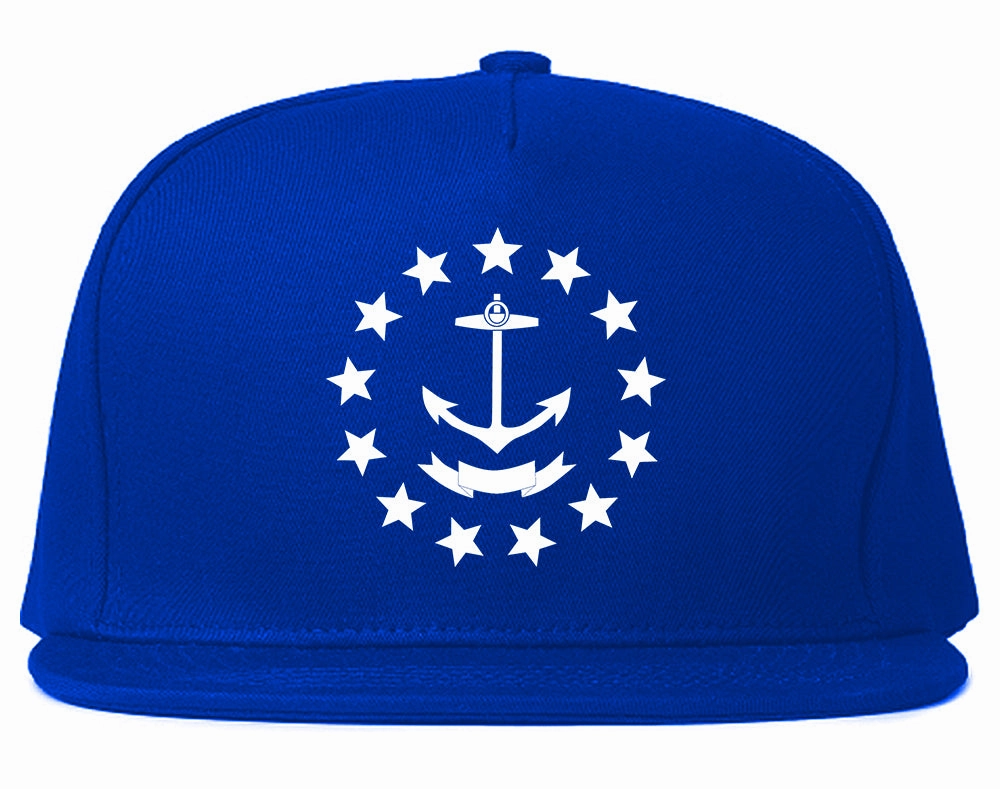 Rhode Island State Flag GRAPHIC Mens Snapback Hat