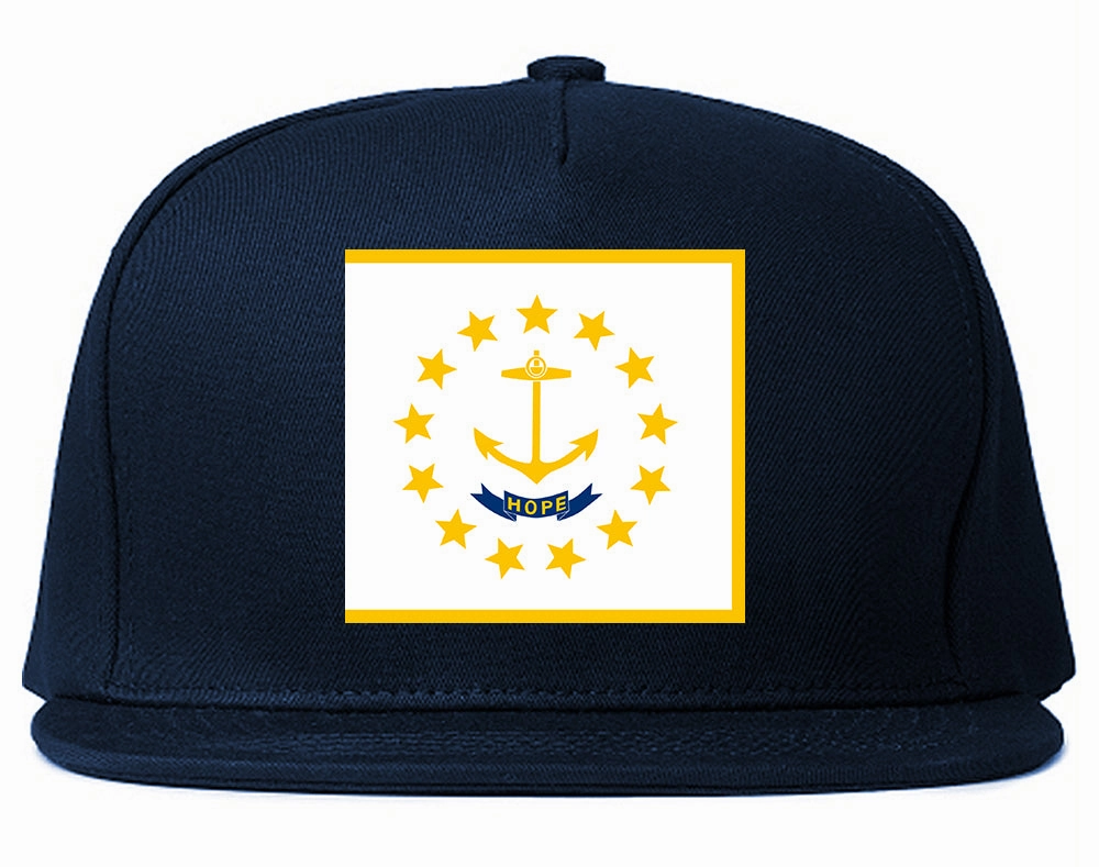 Rhode Island State Flag RI Chest Mens Snapback Hat