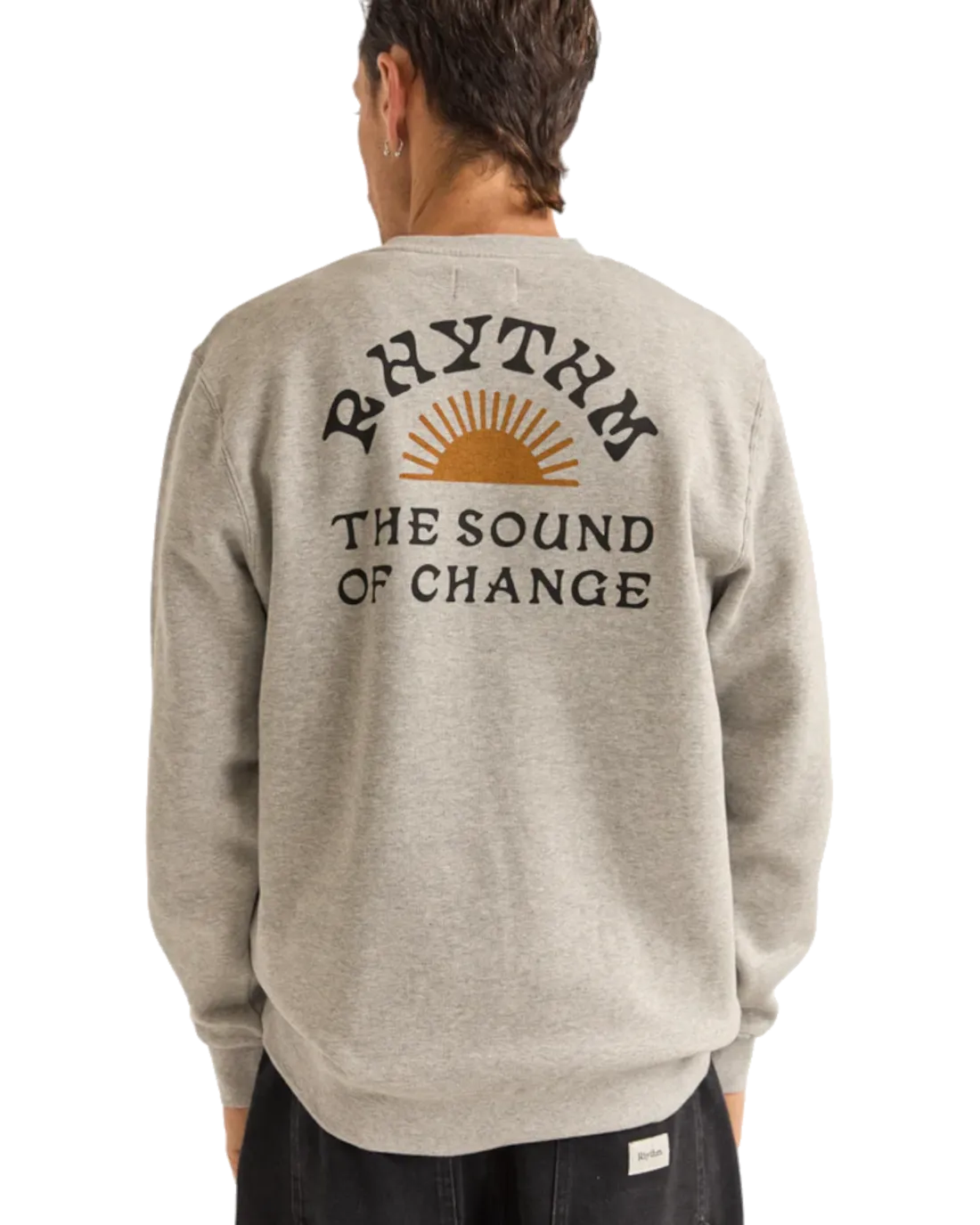 Rhythm Clothing Awake Sweatshirt in Grau Melange