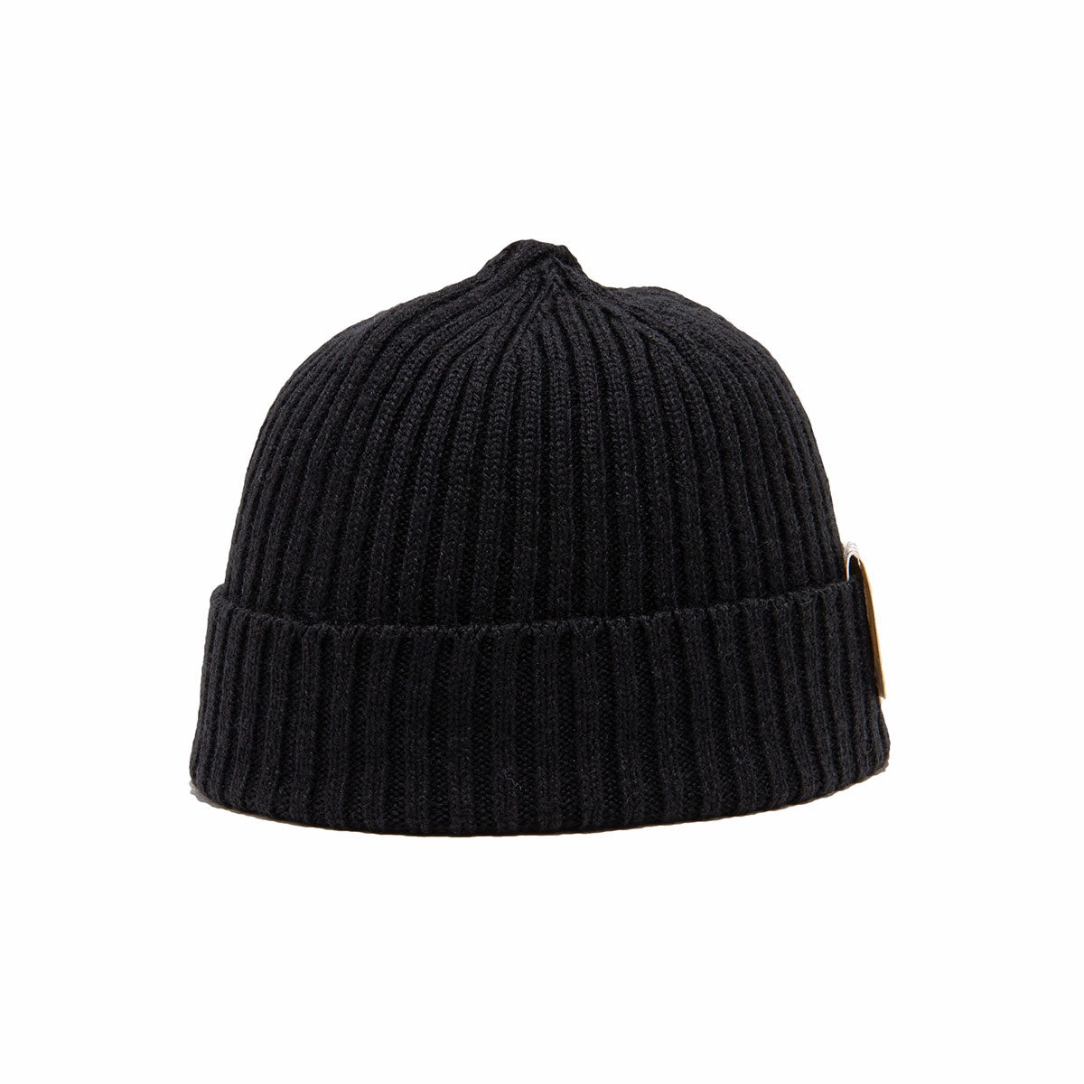 RIB SMART KNIT CAP - Black winter-knitted-hat