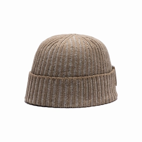 RIB SMART WATCH - Beige winter-knitted-hat