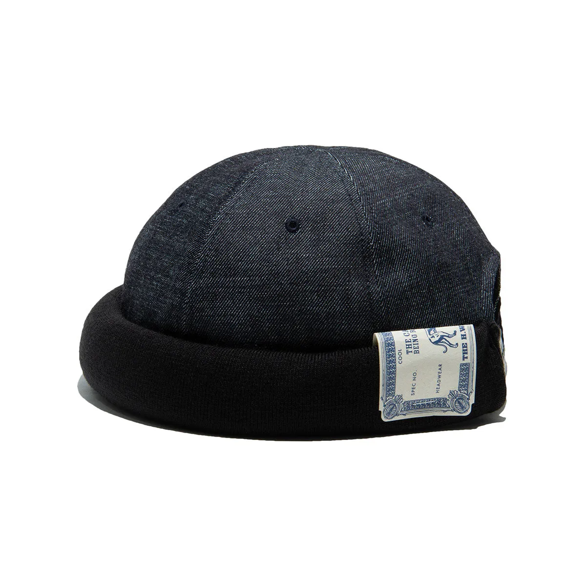 RIGID DENIM ROLL CAP - Indigo