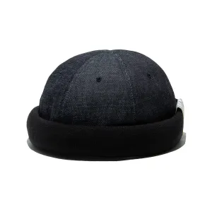 RIGID DENIM ROLL CAP - Indigo casual-baseball-cap